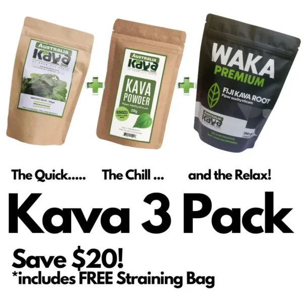 Kava 3 Pack - Quick, Chill and Relax!