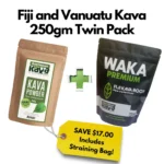 Vanuatu and Fiji Kava 250gm Twin Pack