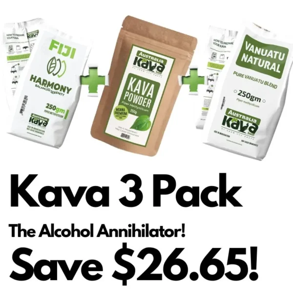Kava 3 Pack - The Alcohol Annihilator - Australia Kava Shop